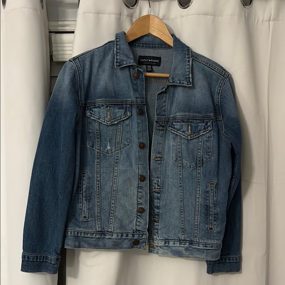 Lucky Brand Blue Jean Jacket Classic Denim Style